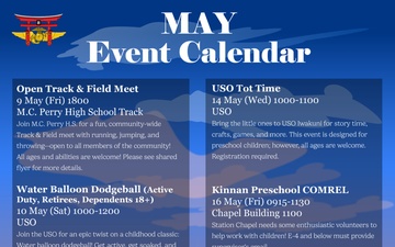 MCAS Iwakuni May 2025 Event Calendar