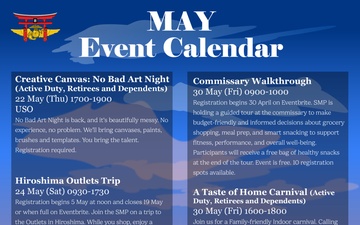 MCAS Iwakuni May 2025 Event Calendar