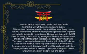 Col. Rusnok Thank You Letter