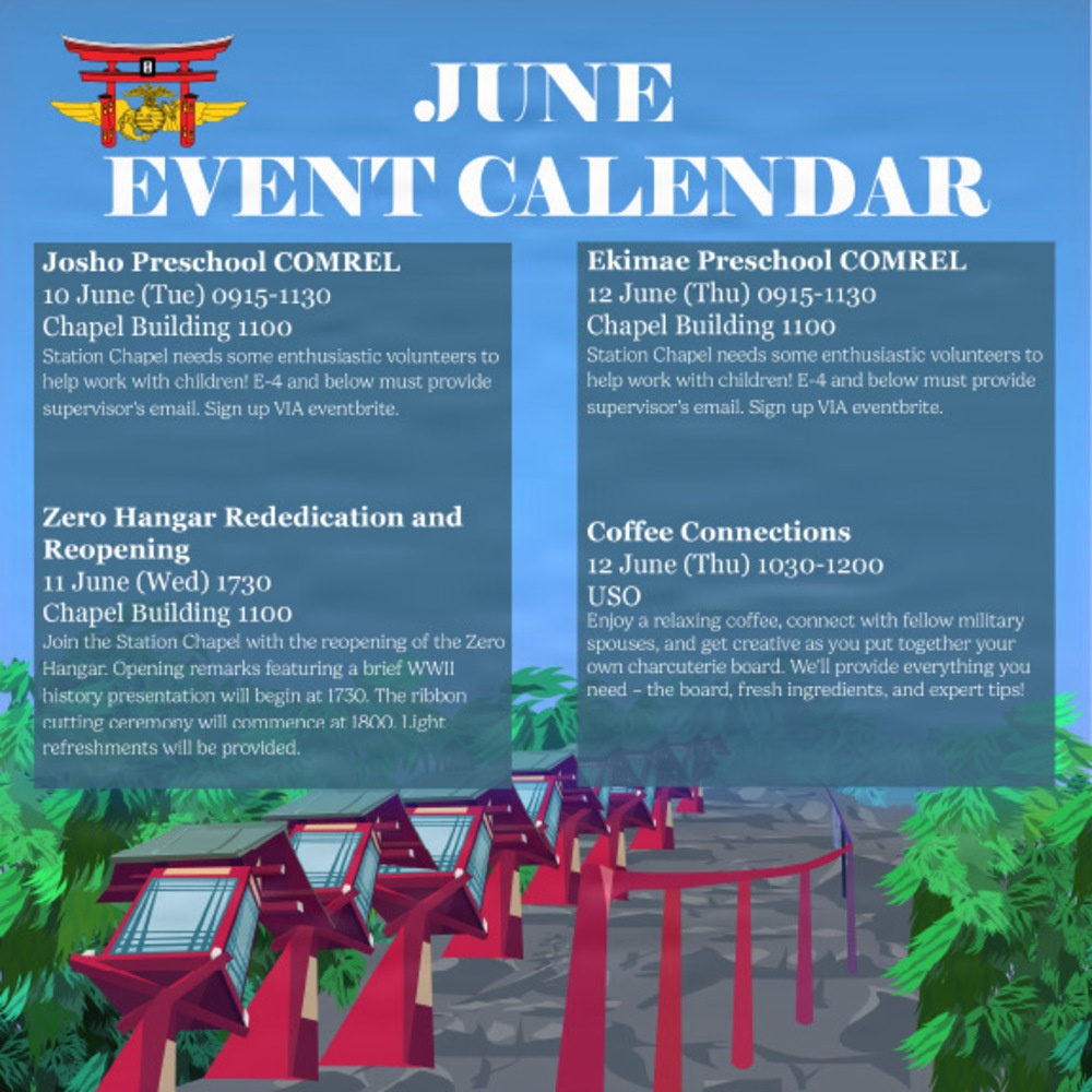 MCAS Iwakuni June 2025 Event Calendar