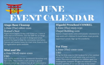 MCAS Iwakuni June 2025 Event Calendar