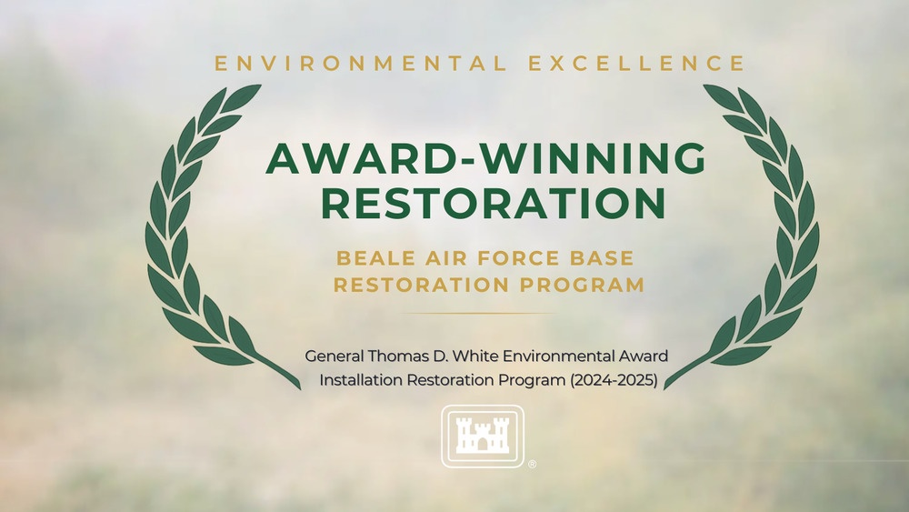 U.S. Army Corps of Engineers supports award-winning restoration program at Beale Air Force Base