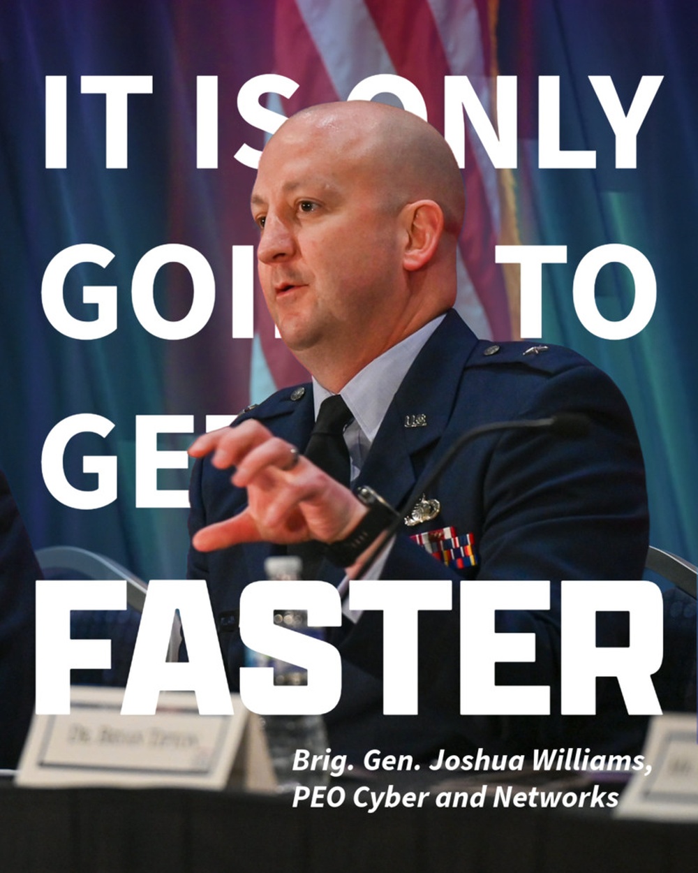 Brig. Gen. Williams speaks at DAF CIO Virtual Open House event