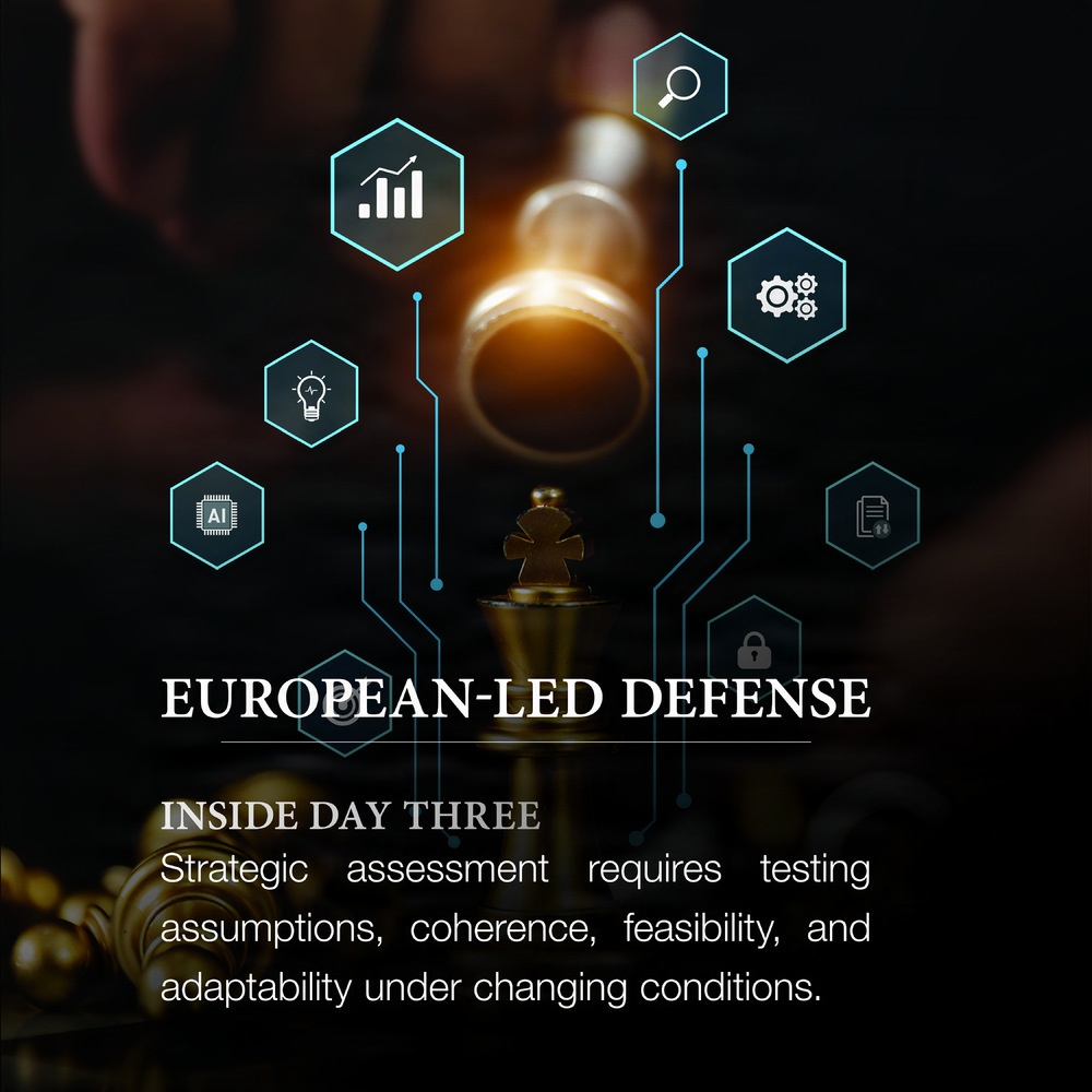 European-Led Defense Graphic