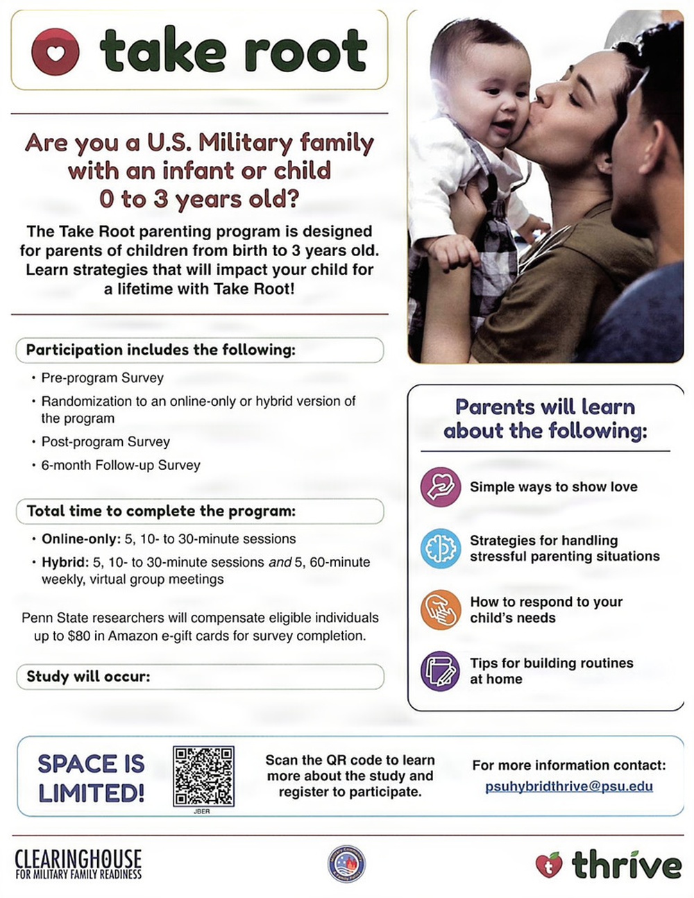 Maintaining a ready community with thriving families