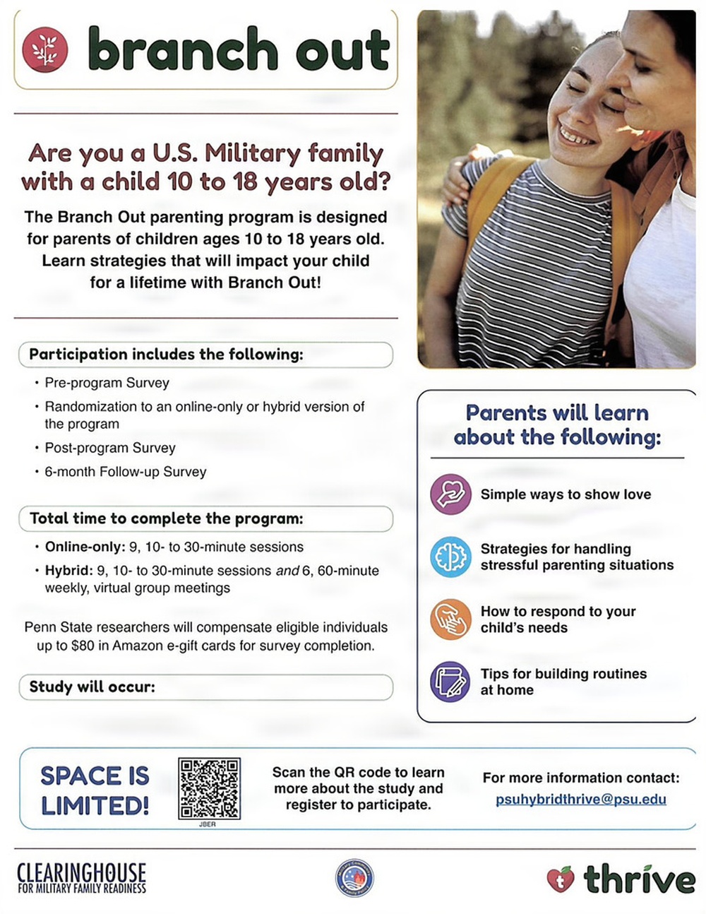 Maintaining a ready community with thriving families