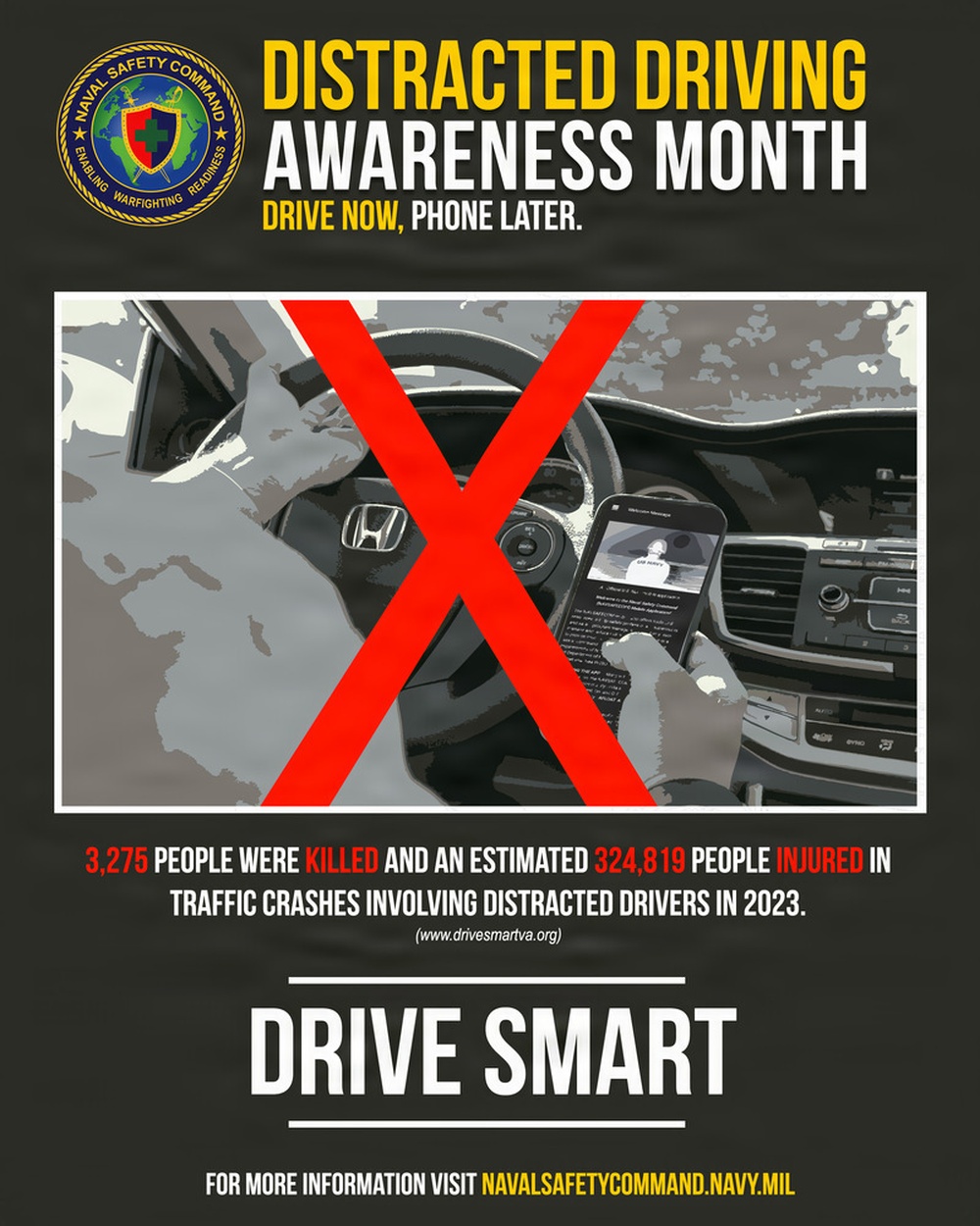 Distracted Driving Awareness Month