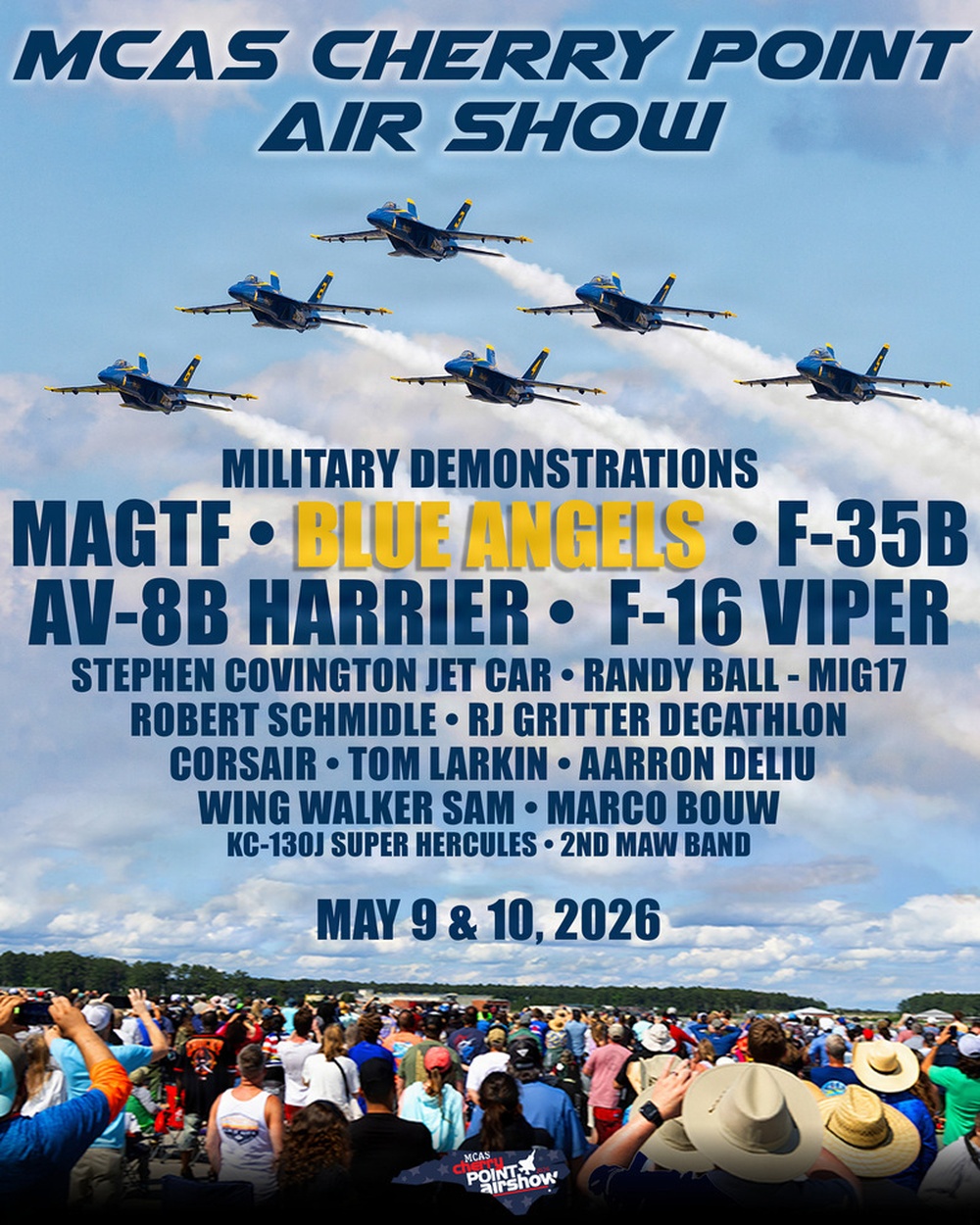 2026 MCAS Cherry Point Air Show Line Up!