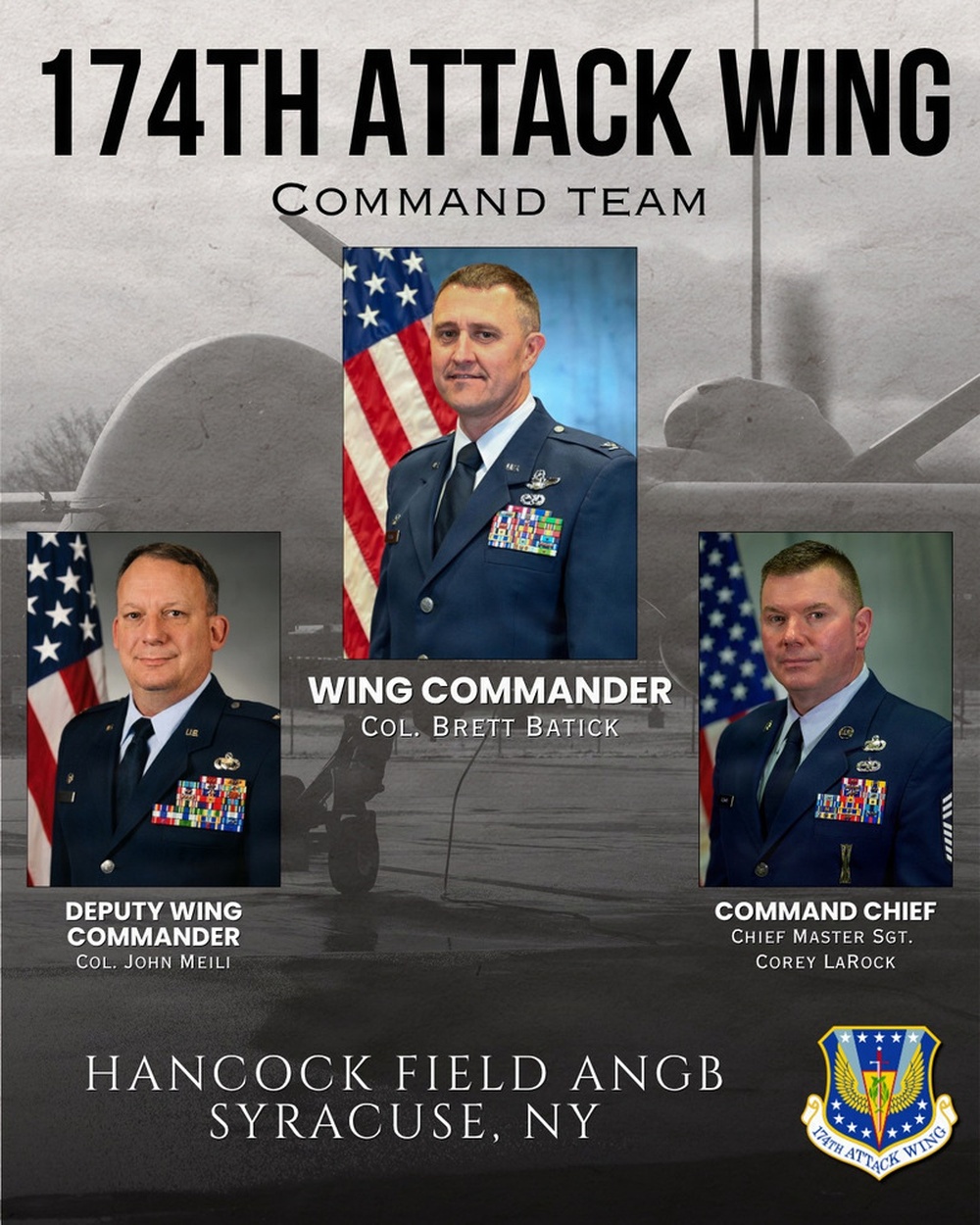 174th Attack Wing Command Team