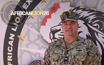 US Navy Capt. Ben Ammerman teaches law of war during African Lion 26 academics
