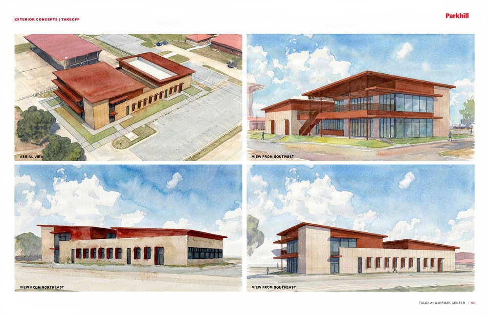 138th Fighter Wing Airmen's Center Concept Art