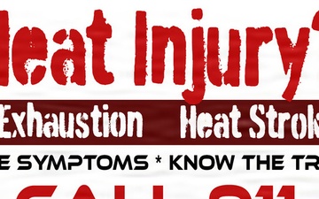 Heat Injury Graphic
