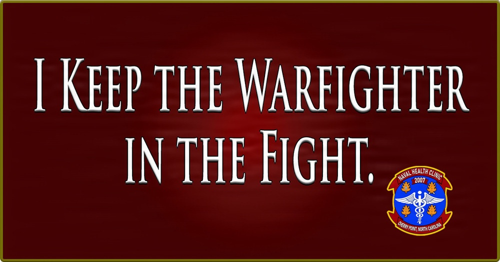 I Keep the Warfighter in the Fight Graphic