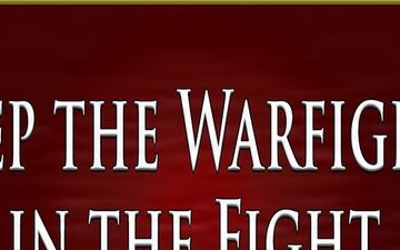 I Keep the Warfighter in the Fight Graphic