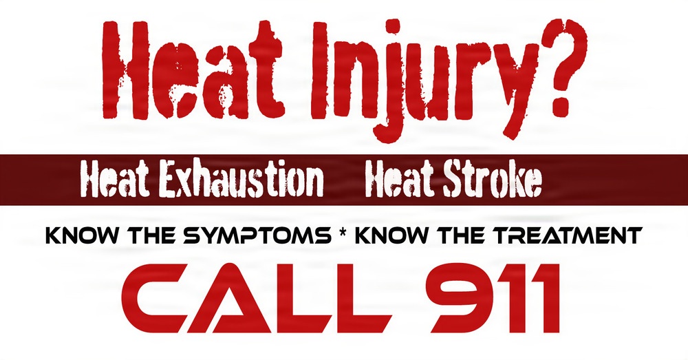 Heat Injury Marquee Graphic