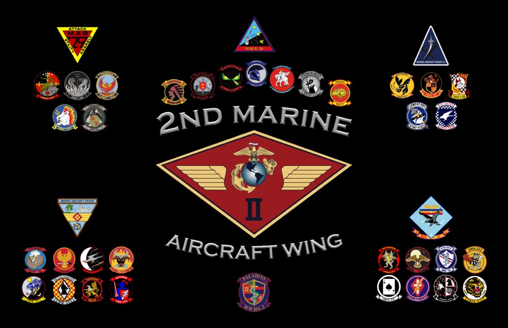 2nd MAW Squadron's Logo's
