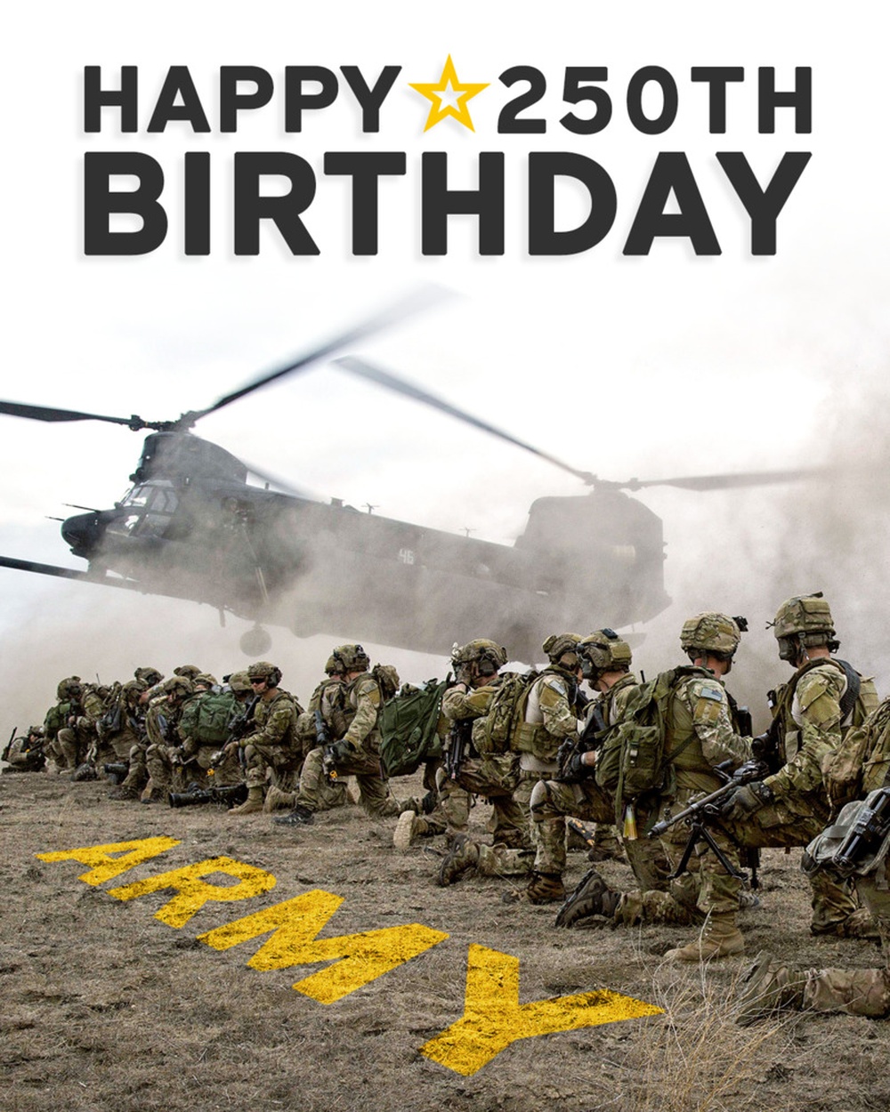 U.S. Army 250th Birthday 2025