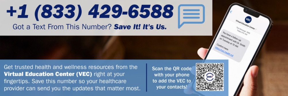 Virtual Education Center Web Banner