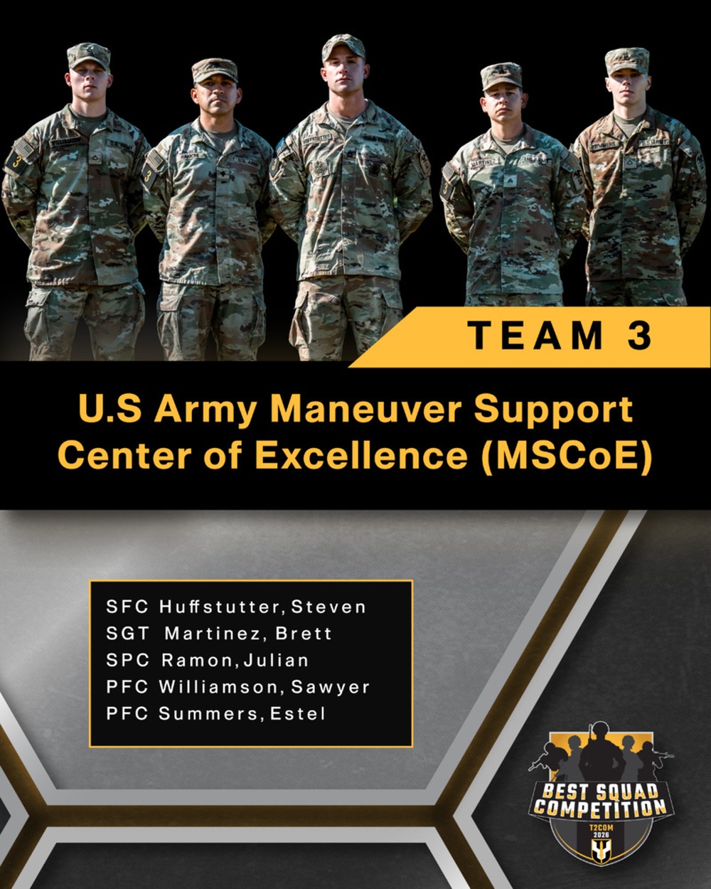 T2COM Best Squad Competition 2026 Team 3