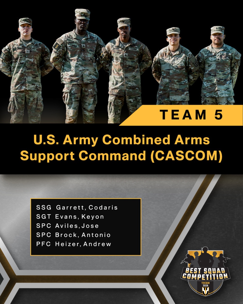 T2COM Best Squad Competition 2026 Team 5