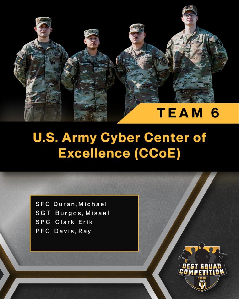 T2COM Best Squad Competition 2026 Team 6