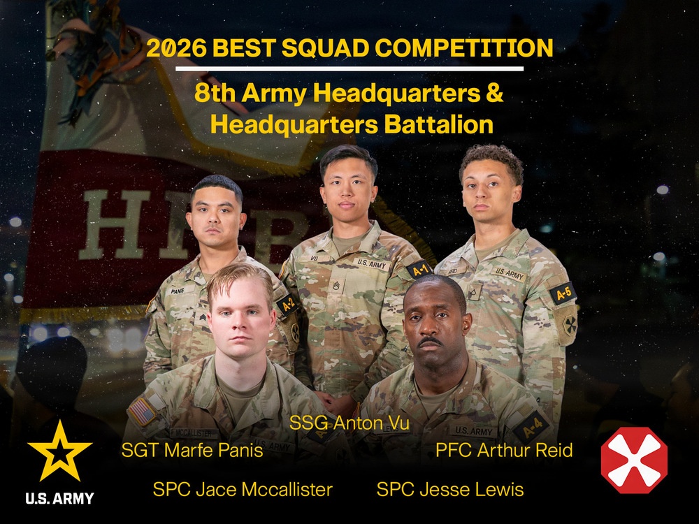 Eighth Army Best Squad Competition Group Photos
