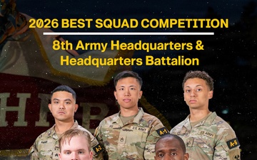 Eighth Army Best Squad Competition Group Photos