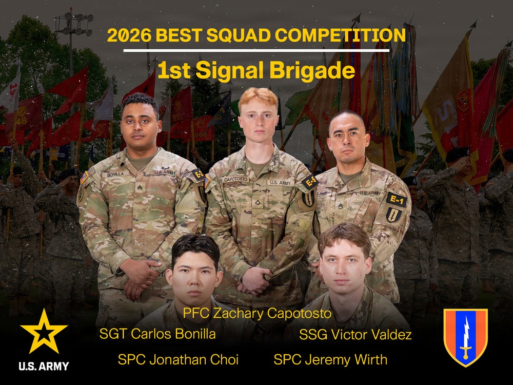 Eighth Army Best Squad Competition Group Photos