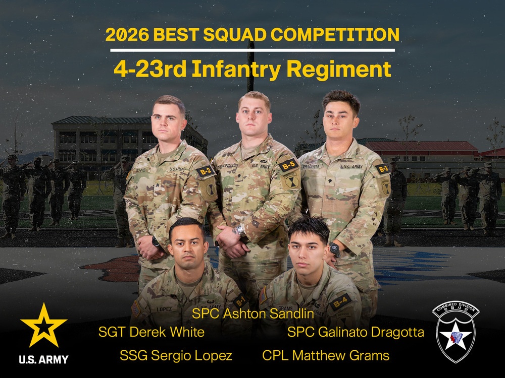 Eighth Army Best Squad Competition Group Photos