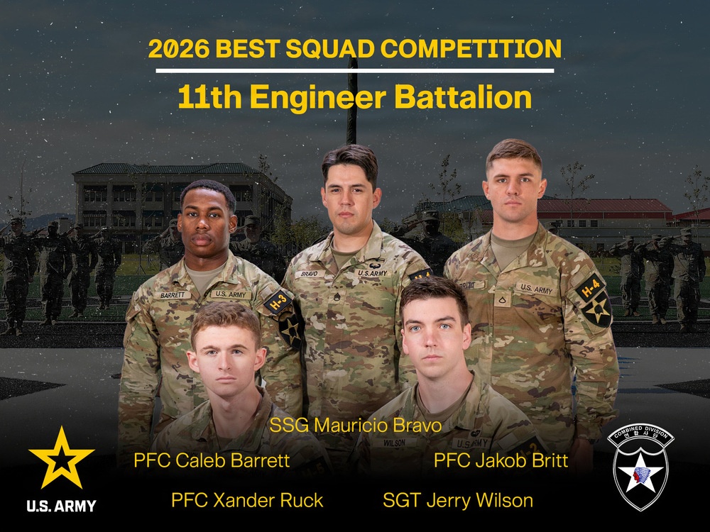Eighth Army Best Squad Competition Group Photos