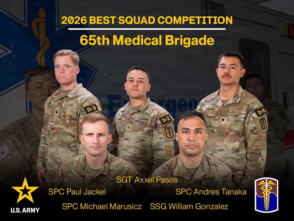 Eighth Army Best Squad Competition Group Photos