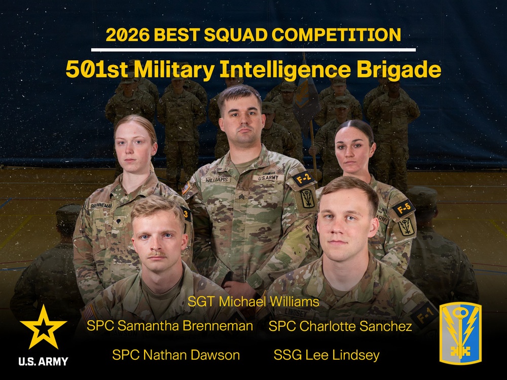 Eighth Army Best Squad Competition Group Photos