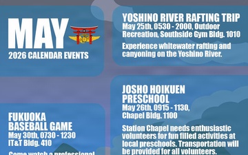 MCAS Iwakuni May 2026 Event Calender