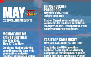 MCAS Iwakuni May 2026 Event Calender