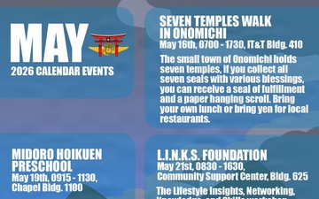 MCAS Iwakuni May 2026 Event Calender