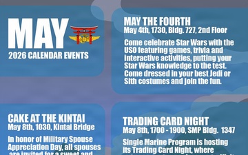 MCAS Iwakuni May 2026 Event Calender