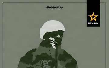 Jungle Operation Training Course - Panama Graphic Illustration