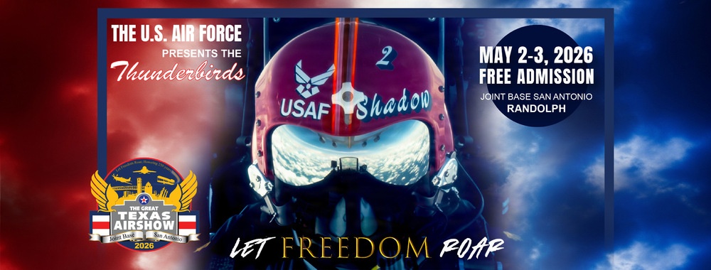 The Great Texas Airshow 2026 social media graphic
