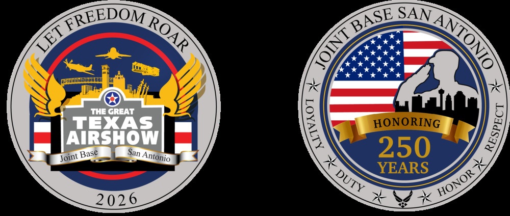 The Great Texas Airshow 2026 coin design