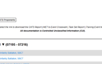 Finding CATS and Standard METL during ATIS Transition