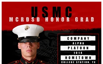 Alpha Company Honor Graduate Graphic