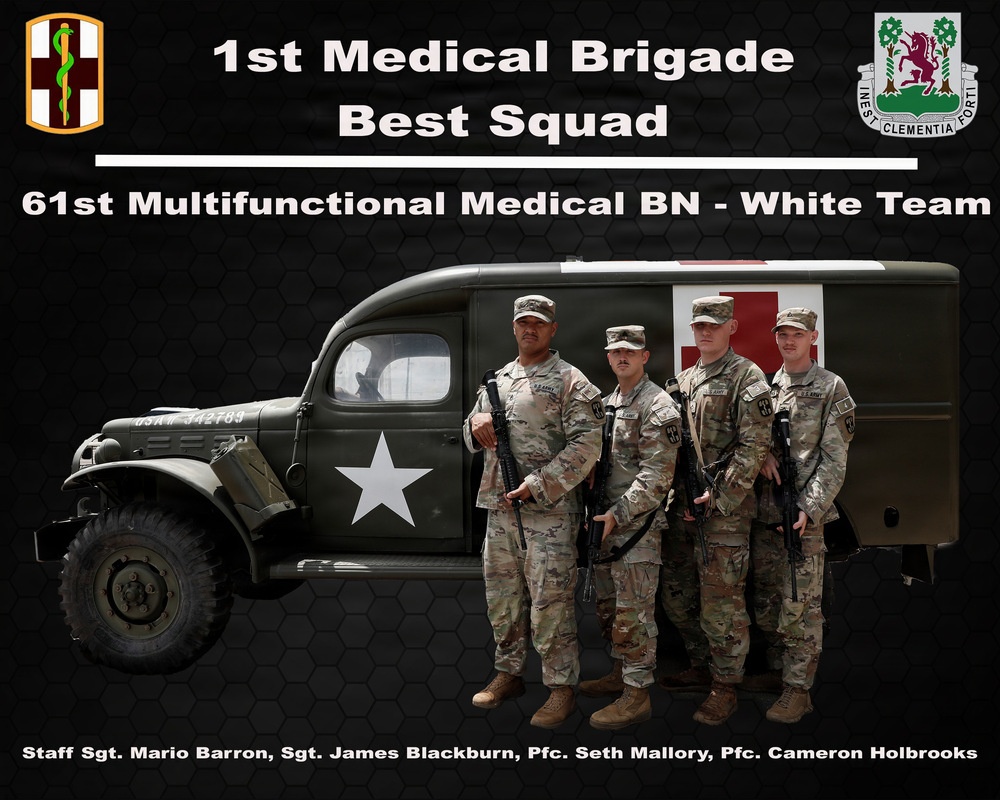 1st Medical Brigade Best Squad Competition