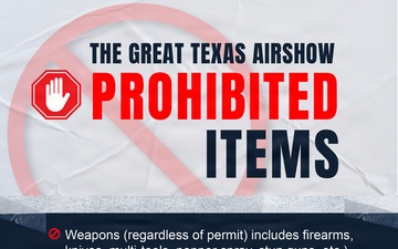 Prohibited item list