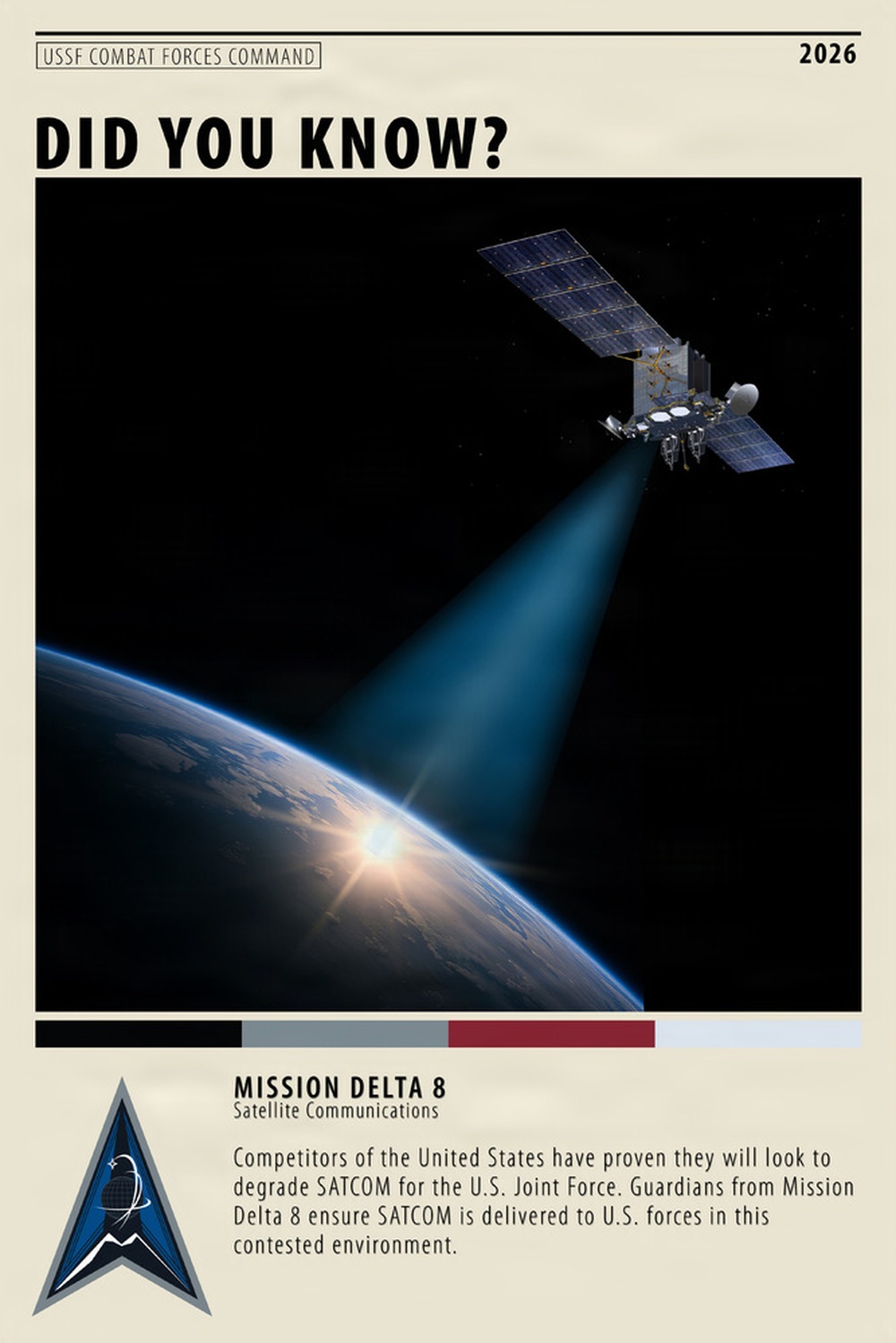 U.S. Space Force Combat Forces Command “Did You Know?” infographics