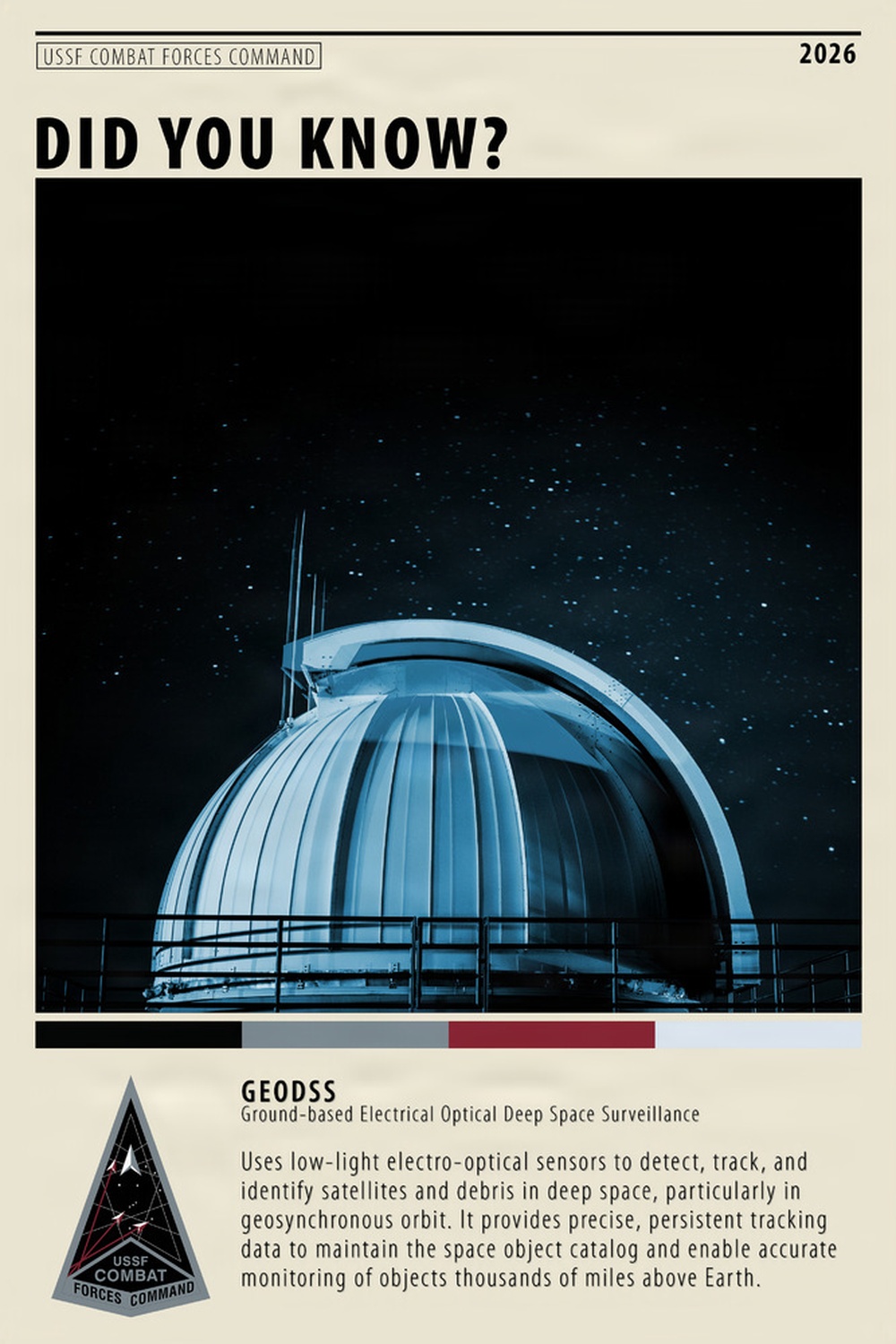 U.S. Space Force Combat Forces Command “Did You Know?” infographics