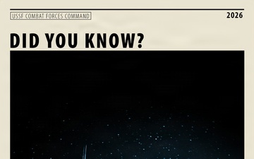 U.S. Space Force Combat Forces Command “Did You Know?” infographics