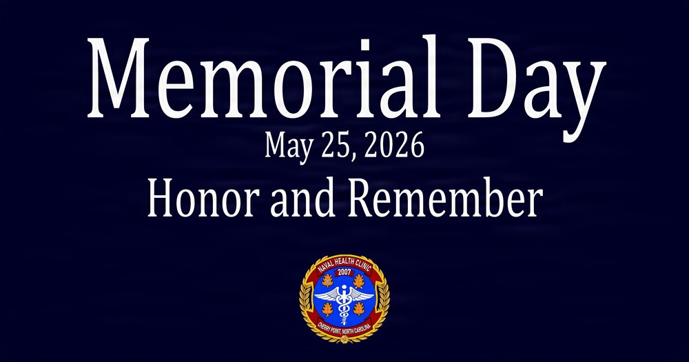 Naval Health Clinic Cherry Point Memorial Day 2026