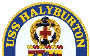 USS Halyburton Crest