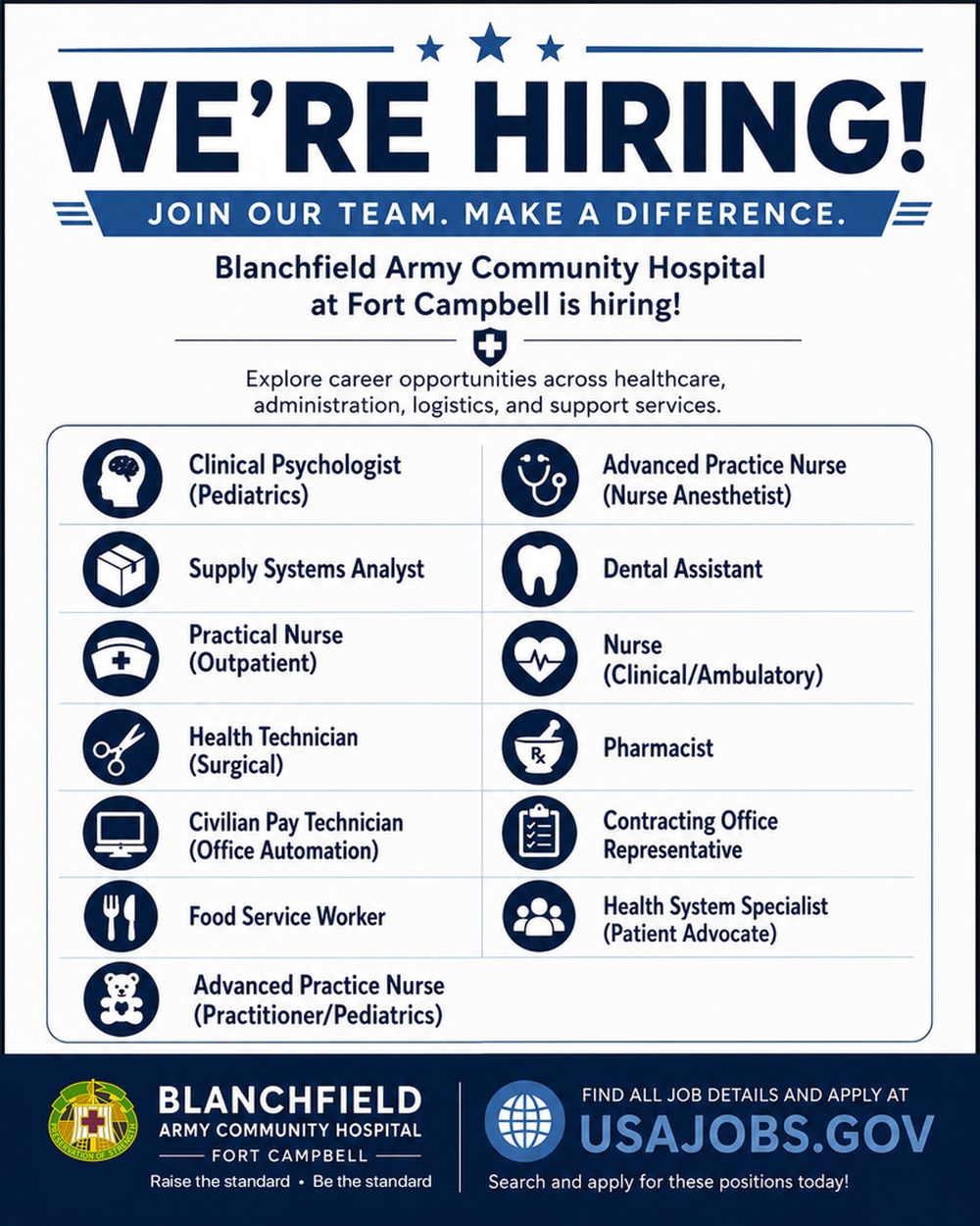 We Are Hiring