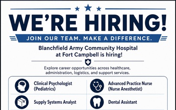 We Are Hiring